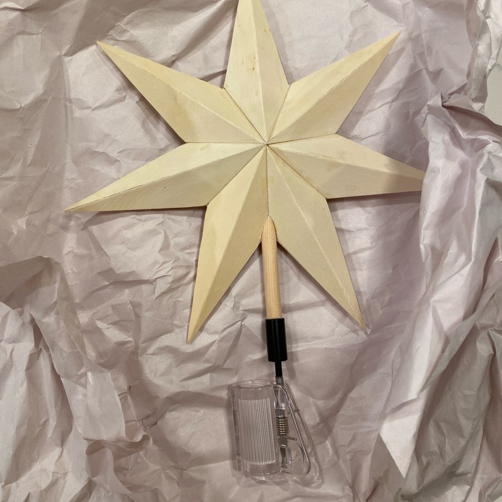Studio McGee Wooden Tree Topper